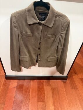 Rafaella Brown/beige  Tailored Women's Blazer Jacket